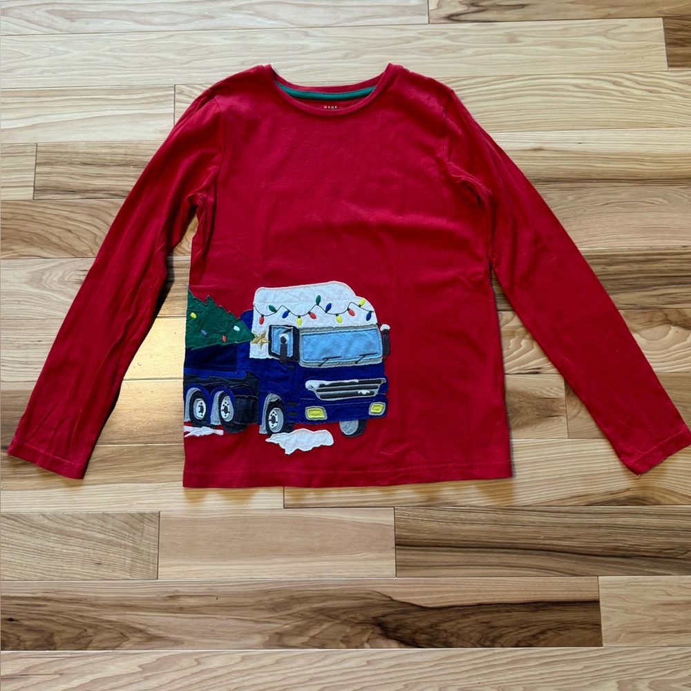 11-12y MB Christmas tree appliqué